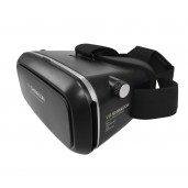 VR SHINECON Virtuelle Realität 3D VR Brille für 3.0" - 6.0" Smartphone mit bluetooth gamePad - Schwarz
